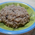 Plate of risotto alla trevigiana